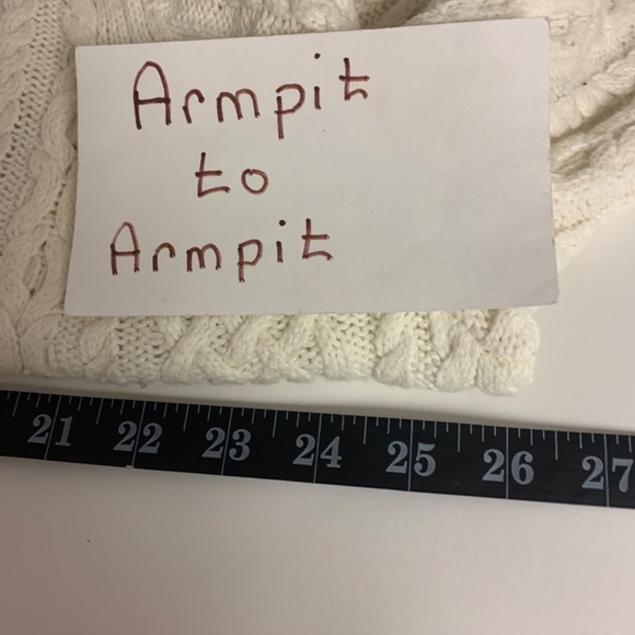 Talbots Sweater Fisherman Knit Cardigan Classic Button Up Chunky Womens SZ 3X - Picture 6 of 8